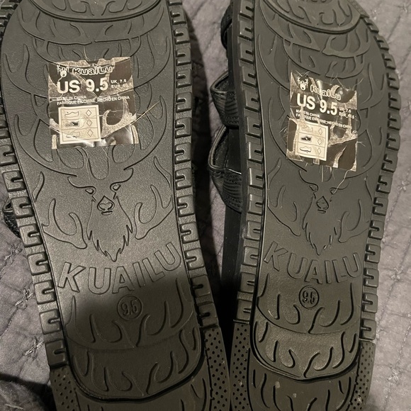 KuaiLu Womens Slides Sandals with Plantar Fasciitis Arch Support Fashion Comfort - Picture 9 of 9